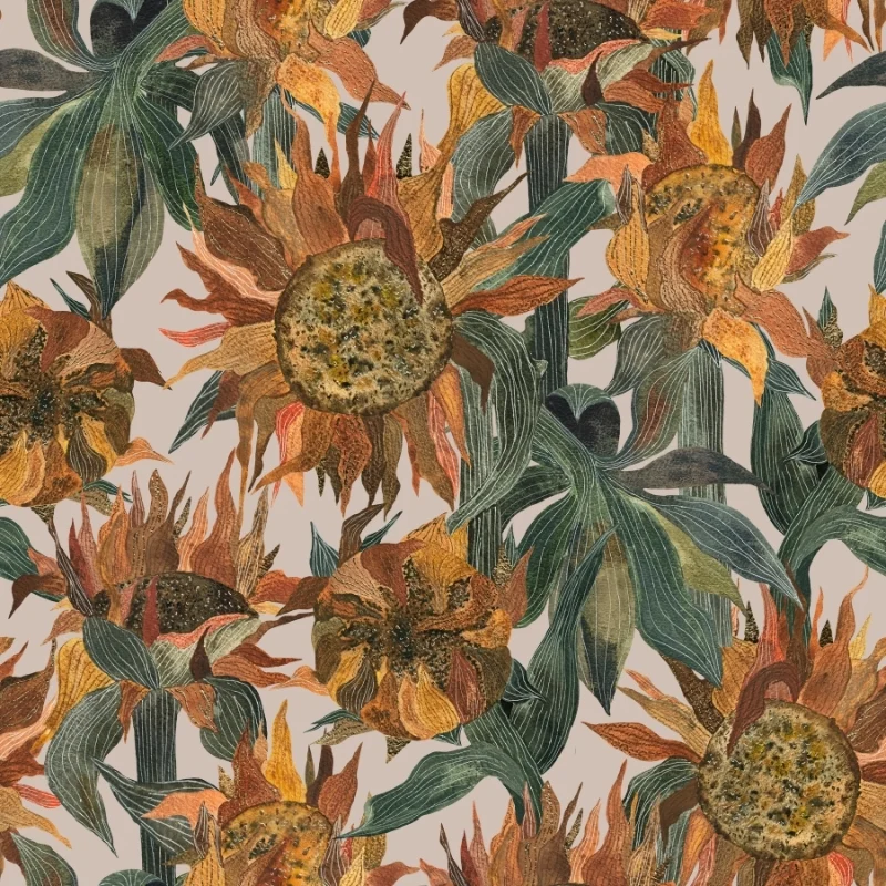 Girasoles-Natural-Flores-beige-10136-S6