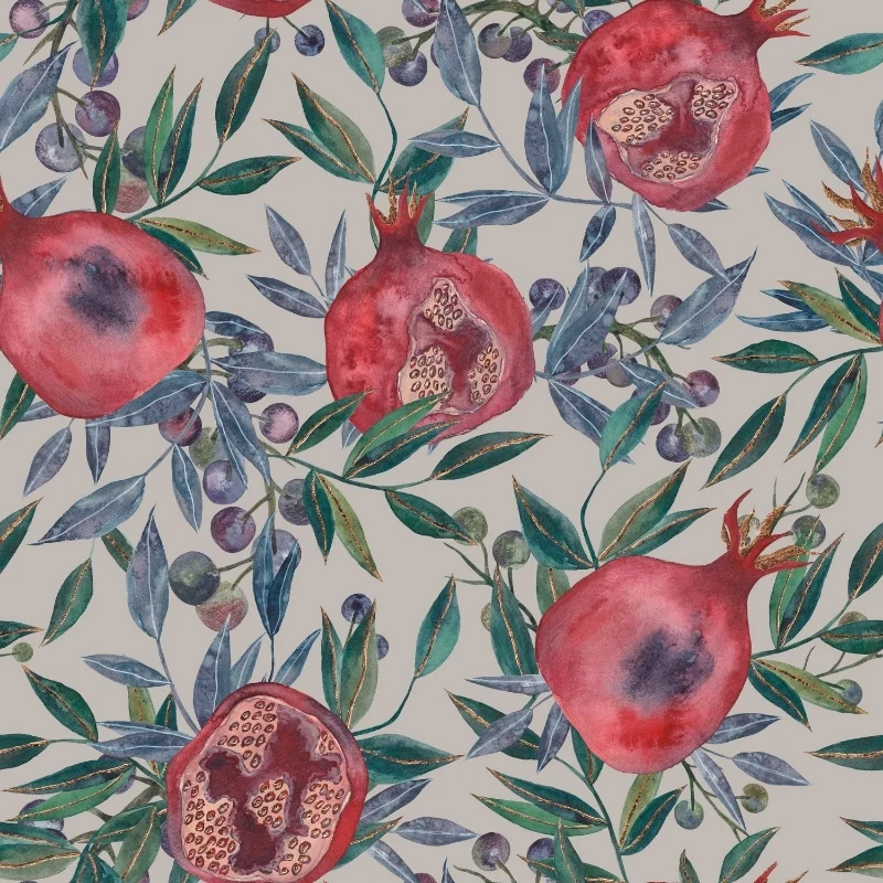 Pomegranate-Garden-Frutas-hojas-granada-piedra-10102-PG2