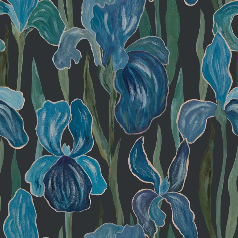Tulips-Arboles-acuarela-antracita-10171-T1